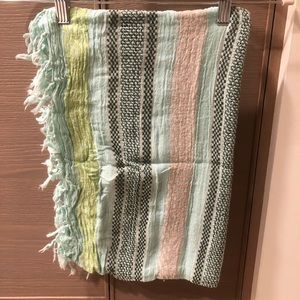 Apt 9 Light Blue/Multicolored Scarf